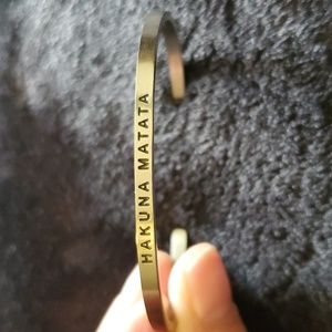 Hakuna Matata Cuff Bracelet MantraBand